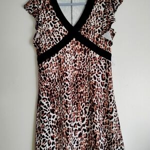 Leopard print dress